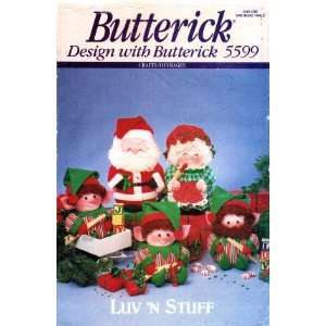   Stuff Christmas Santa Mrs. Claus Elves Dolls Arts, Crafts & Sewing