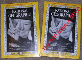 National Geographic AUGUST 1965 Winston CHURCHILL +  