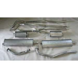 Dual Exhaust Cat Back   aluminized steel   with H pipe, 2 mufflers and 