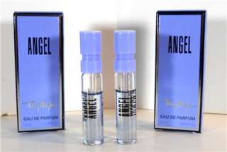 HOT NEW LOT OF 2 ANGEL BY THIERRY MUGLER MINI PERFUME SAMPLES EAU DE 