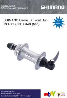 Shimano Deore LX Front Hub For DISC 32 H Silver 585 Mountain Bike 