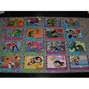  THE POWERPUFF GIRLS PPG Complete Base Trading Cards Set 