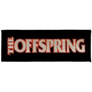  Embroidered Patch THE OFFSPRING (Text Logo) Everything 