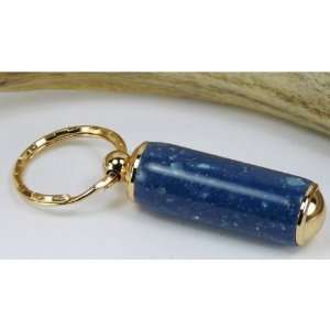  Azure Pill Case With a Gold Finish