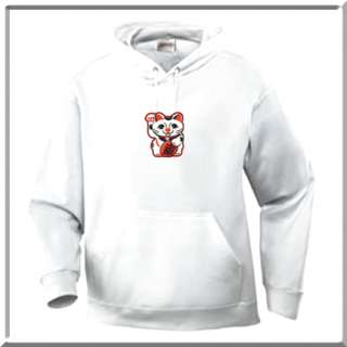 The design is printed on the front of the hoodie and is approximately 