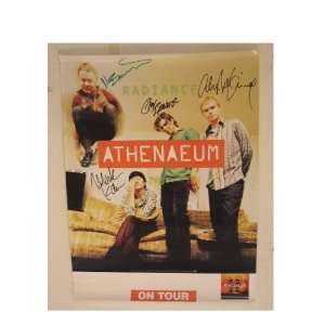 Athenaeum Poster Band Shot Signed Autograph Radiance 