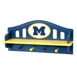  Michigan Wolverines Shelf with Coat Hangers Everything 