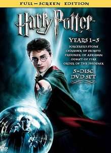 Harry Potter Years 1 5 DVD, 2008, 5 Disc Set, Full Frame  