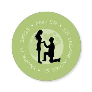  The Proposal Silhouette Wasabi Stickers 
