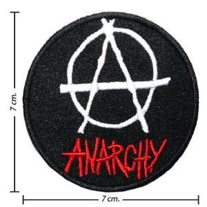  3pcs Punk Anarchy Music Band Logo Iv Embroidered Iron on 
