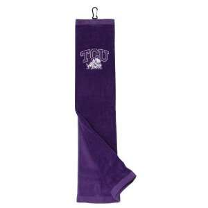  Texas Christian Horned Frogs NCAA Embroidered Tri Fold Towel 