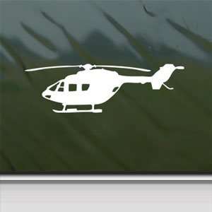  Eurocopter BK117 Helicopter White Sticker Laptop Vinyl 