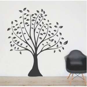 Black Linden Tree   Loft 520 Home Decor Vinyl Mural Art Wall Paper 