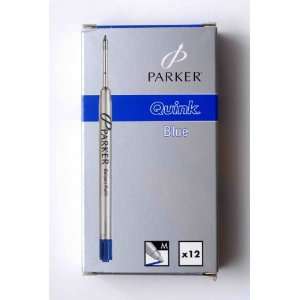  Parker   Quink 12 Black Ball Pen Refills in Carton Box 