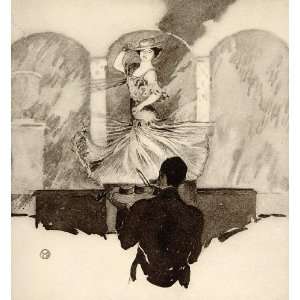  1913 Flamenco Dancer Violin Spain Penfield Mini Poster 