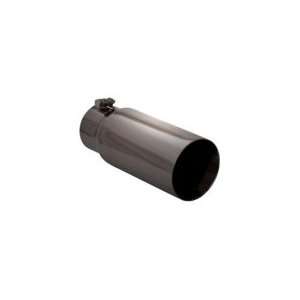  Black Stainless Straight Cut Exhaust Tip Automotive