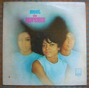 Meet The Supremes Motown 606 LP VG+  