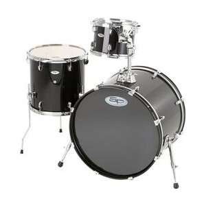   Bass Add On Pack (Chrome Hoops and Lugs) Black Musical Instruments