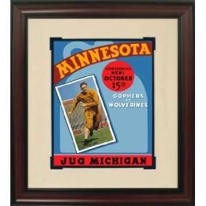   vs. Michigan Historic Football Program Cover