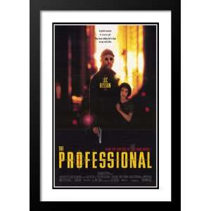 The Professional 32x45 Framed and Double Matted Movie Poster   Style A