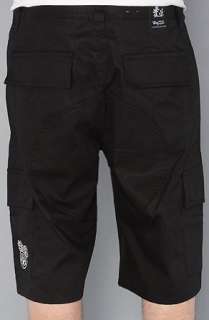   The Core Collection Cargo SJ Shorts in Black,Shorts for Men Clothing