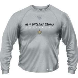  Reebok New Orleans Saints Equipment Long Sleeve Speedwick 