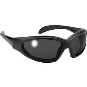  Pacific Coast Chopper Padded Sports Sunglasses   Black 