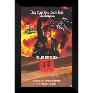  Red Scorpion 27x40 FRAMED Movie Poster   Style A   1989 