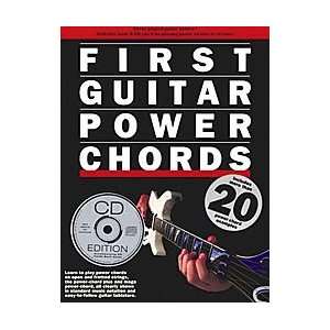  First Guitar Power Chords Softcover with CD Sports 