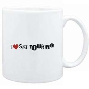  Mug White  Ski Touring I LOVE Ski Touring URBAN STYLE 