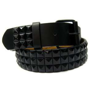  Large 38in   40in Black Stud Leather Belt Toys & Games