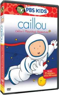 CAILLOU PLAYSCHOOL ADVENTURES New Sealed DVD PBS  