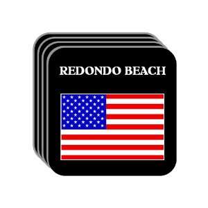  US Flag   Redondo Beach, California (CA) Set of 4 Mini 