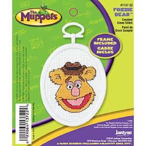  Janlynn The Muppets Fozzie Bear Mini Cross Stitch Kit 