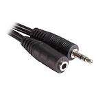 Audio Extension Cable 25 ft MF 3.5mm 1/8 inch plug/jack