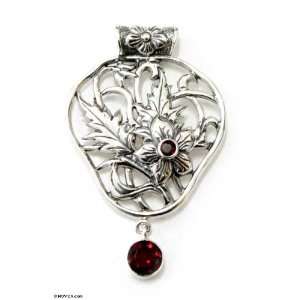  Garnet pendant, Joy of the Earth Jewelry