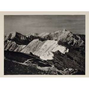  1930 Yarigatake Japan Japanese Alps Mountain Peak NICE 