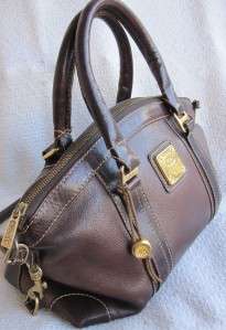   SIGNATURE LEATHER HCL HANDCRAFTED LEATHER DOCTOR DOME SATCHEL HANDBAG