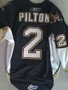 2010 11 Kade Pilton Chilliwack Bruins Game Worn Jersey #2  