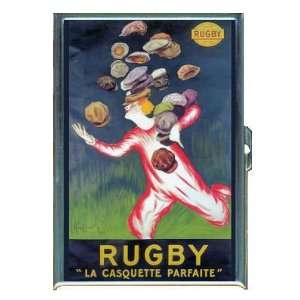 RUGBY CAPPIELLO VINTAGE ADVERTISING ID Holder Cigarette Case Wallet 