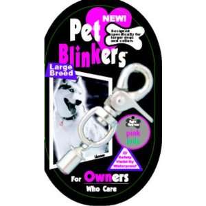    SMALL   BLUE / WHITE   Pet Blinkers Safety Charm