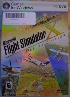 Microsoft Flight Simulator X Deluxe Edition  