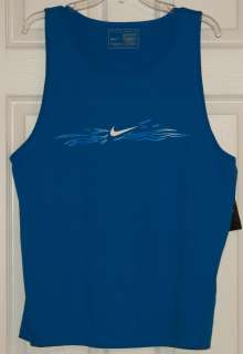 Nike~Mens Blue Sleeveless Top~Size LARGE~NWT  