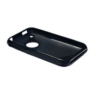 Best Black TPU Rubber Soft Gel Hard Case Cover S Shape for iPhone 3 3S 