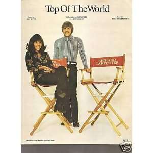  Sheet Music Top Of The World The Carpenters 120 