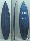 New 66 Fiberglass Blue Metallic Shortboard Surfboard