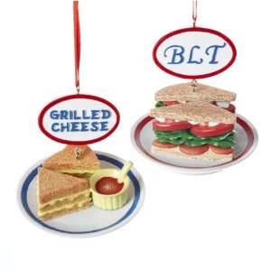   Grilled Cheese and BLT Sandwich Chirstmas Ornaments 3