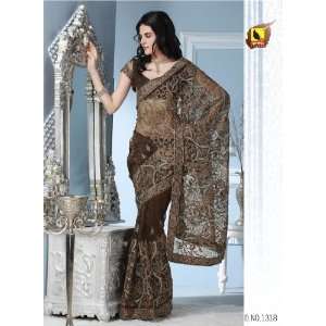  Designer Saree with Matching Blouse pcs 