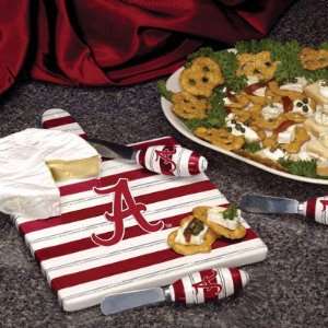  Alabama Crimson Tide Cheese Cutting Board Set Sports 