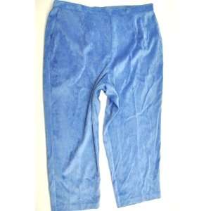  NEW ALFRED DUNNER WOMENS PANTS STRETCH BLUE 24W Beauty